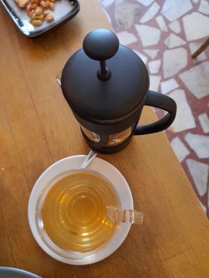 Fennel tea at Arch Bistro in Istanbul