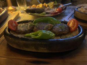 lentil patty casserolee  at Arch Bistro in Istanbul