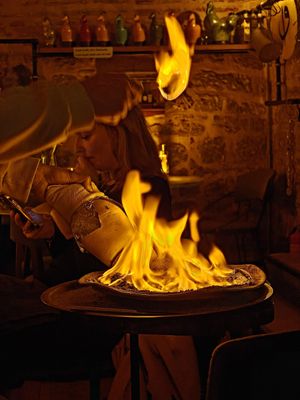 Vegetable amphora preparation at Arch Bistro in Istanbul