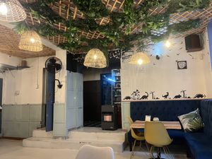 Lovely chilled interior   at Pizzasaurus in Cape Town