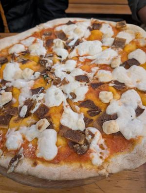 T-rex at Pizzasaurus in Cape Town