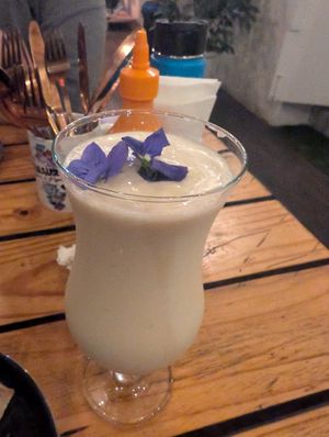Virgin pina colada. SO TASTY! at Pizzasaurus in Cape Town