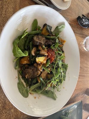 Vegetable dish  at Beach House in Koloa