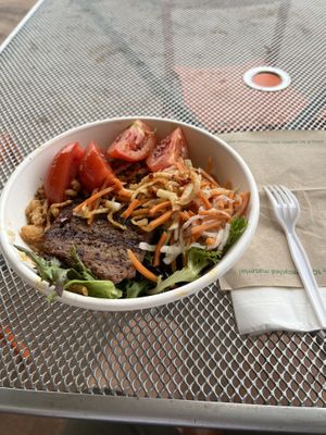 Build your own with impossible ($8 extra) but a big slice  at Motomaki in Boulder