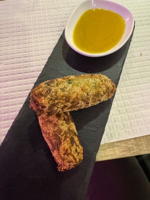 Croquettes   at Cheeky Leeks in Lisbon