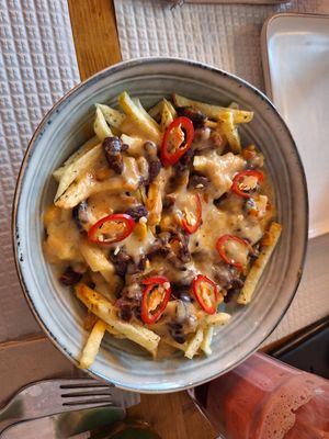 Loaded Fries at Cheeky Leeks in Lisbon