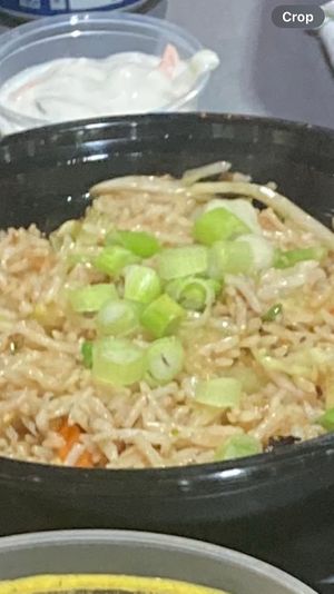 Vegan fried rice at Saffron Indian Cuisine in Tampa