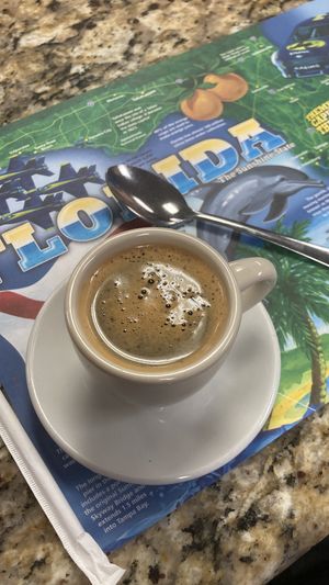 Coffe at Saffron Indian Cuisine in Tampa