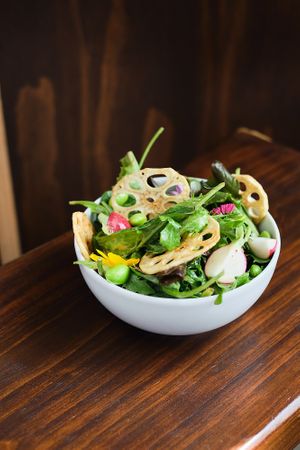 Lotus Salad at 101 Bistro in Budapest