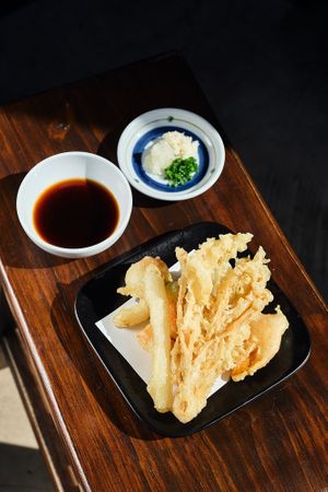 Tempura of Seasonal Vegetables at 101 Bistro in Budapest