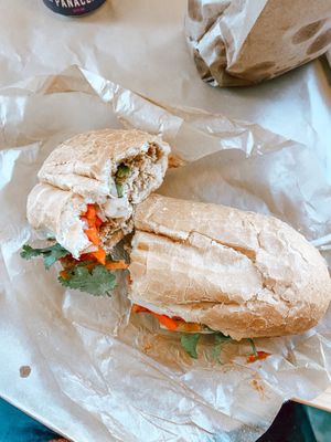 Tofu Bahn Mi.  at The Half in Wilmington