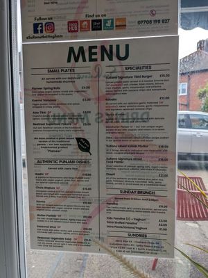  at SuRano Plant Based Indian bistro in Beeston