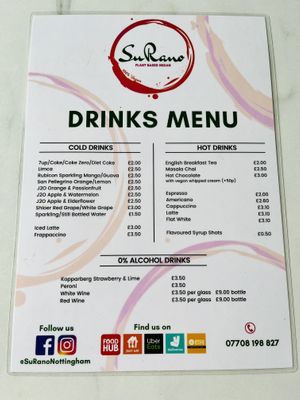   at SuRano Plant Based Indian bistro in Beeston