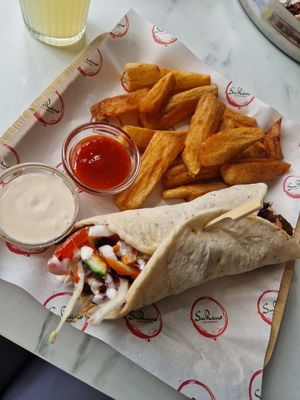 Tikka wrap at SuRano Plant Based Indian bistro in Beeston