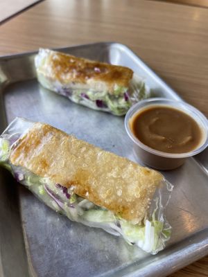 Tofu spring rolls were delicious   at DD Mau Vietnamese Eatery in Webster Groves
