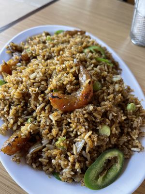 Vegan shrimp fried rice   at DD Mau Vietnamese Eatery in Webster Groves