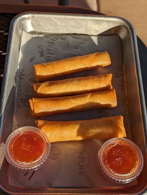 Vegan cheese rolls at DD Mau Vietnamese Eatery in Webster Groves
