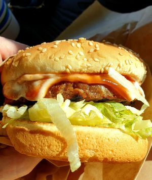 Nice Burger.. hold the tomato at Nice Burger in Long Beach