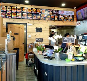 interior at Nice Burger in Long Beach