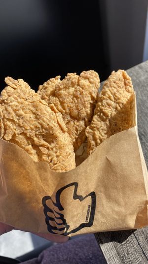 Chicken tenders  at Nice Burger in Long Beach