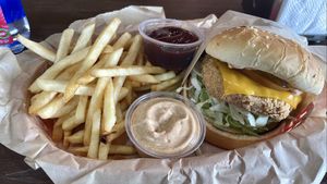   at Nice Burger in Long Beach