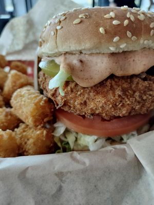 Spicy Chicken at Nice Burger in Long Beach