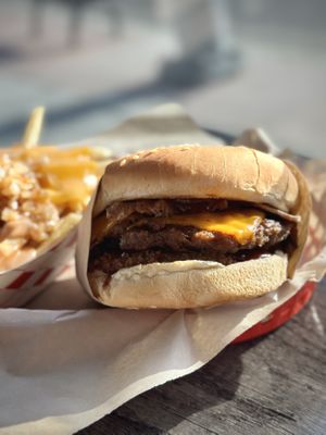 BBQ Bacon Cheeseburger   at Nice Burger in Long Beach