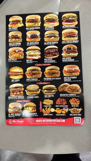   at Nice Burger in Long Beach