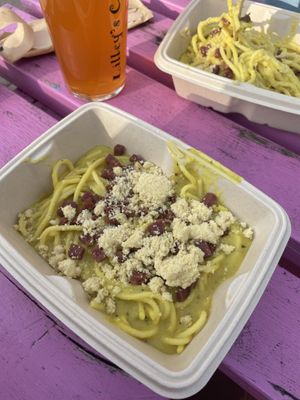 Vegan Carbonara  at The Vegan Witch in Cambridge