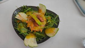 Qinua salad... at Atheneon Bar in Kos