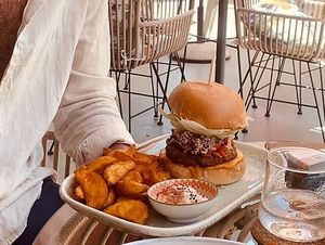 BIF BURGER  at Atheneon Bar in Kos