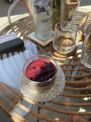 Vegan cheesecake  at Atheneon Bar in Kos