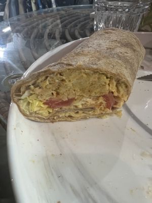 No tuna salad wrap   at Atheneon Bar in Kos