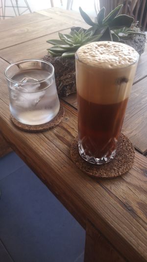 Iced Espresso at Atheneon Bar in Kos