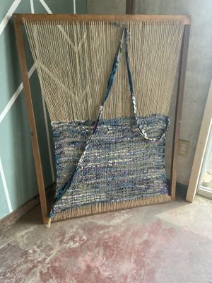 Try to make a used clothes rug  at HIRAOKA SusTERRAcE in Sodegaura