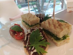 Bottom tier - savory at Dear Dahlia - 디어달리아 카페 in Seoul