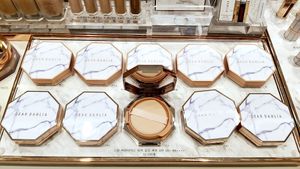 Skin Paradise Sheer Silk cushion at Dear Dahlia - 디어달리아 카페 in Seoul