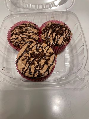 Khokolate cupcakes khokolate buttercream frosting.  at Scoops and Mini Desserts in Lawrenceville