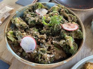 Pushing Broccoli  at Desoriente - Poblenou in Barcelona