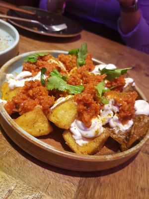 Korean bravas at Desoriente - Poblenou in Barcelona