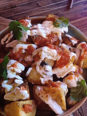 Patatas bravas at Desoriente - Poblenou in Barcelona