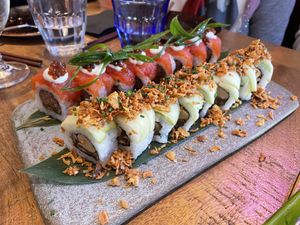 Rock&Roll and Foie Grass Rolls  at Desoriente - Poblenou in Barcelona