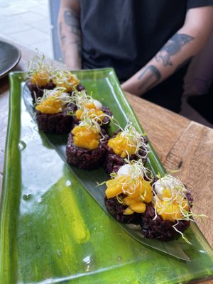 maki tropical sushi  at Desoriente - Poblenou in Barcelona