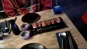 Tartar sushi at Desoriente - Poblenou in Barcelona