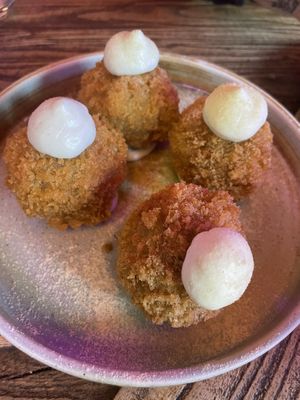 Croquets #Veganuary at Desoriente - Poblenou in Barcelona