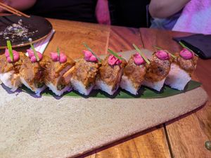 Kimchi sushi at Desoriente - Poblenou in Barcelona