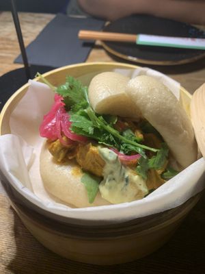 Tikka masala bao  at Desoriente - Poblenou in Barcelona