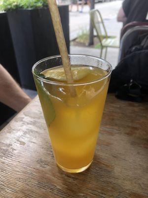Passion fruit lemon lemonade   at Desoriente - Poblenou in Barcelona