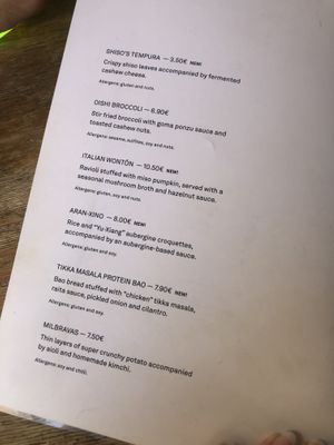 Starters   at Desoriente - Poblenou in Barcelona