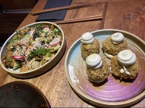 Wasabi Croquettes & Oishi Broccoli  at Desoriente - Poblenou in Barcelona